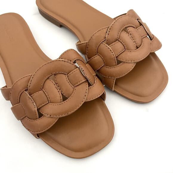 Nordstrom Carolina Slide Tan Toffee Size 8 Sandals classic coastal boho chic - Picture 7 of 12